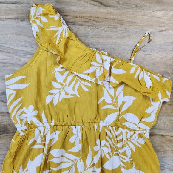 🍑Old Navy Mustard Yellow Adjustable Strap Sleeveless Dress Size 2X - Picture 5 of 12